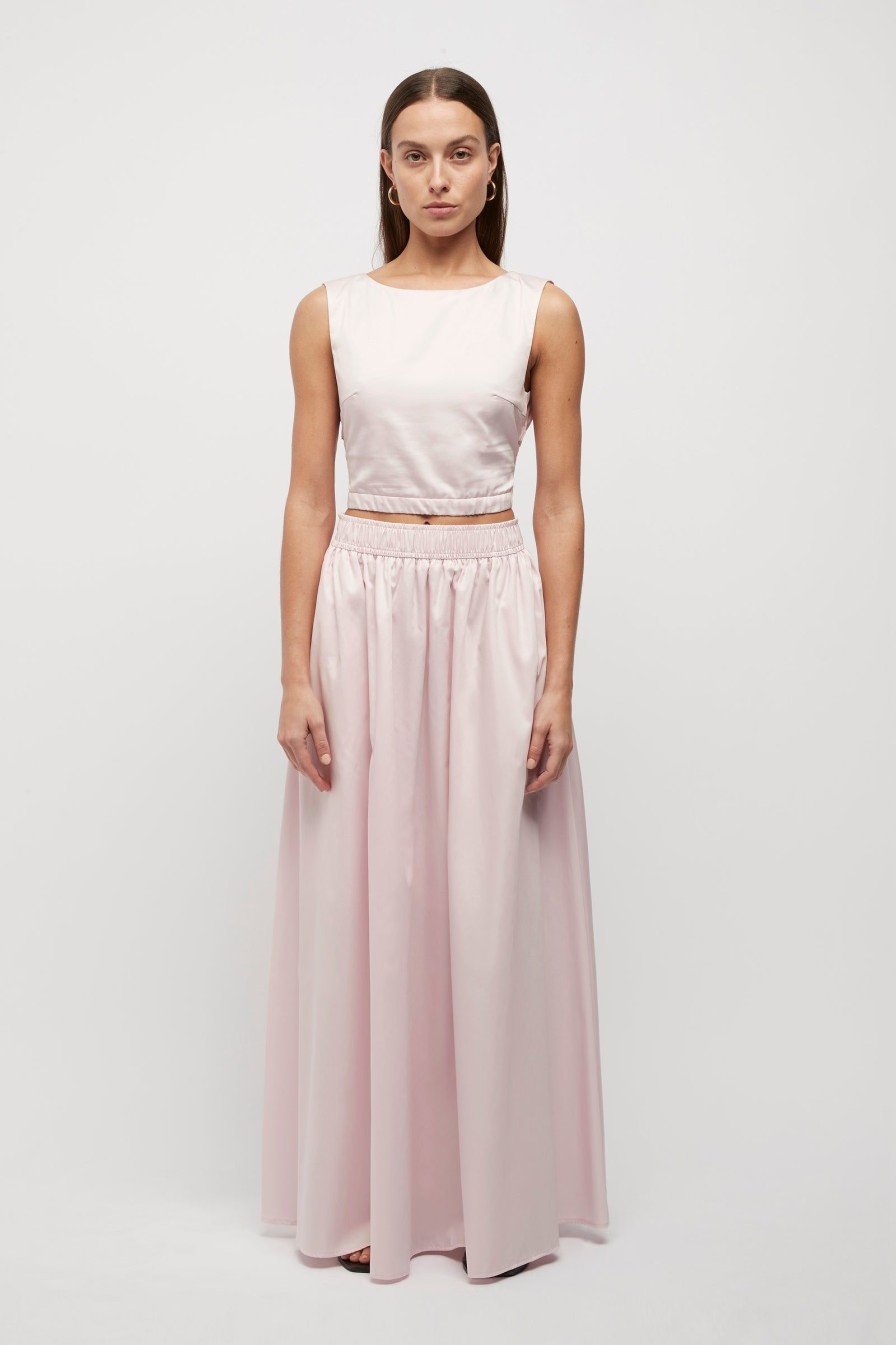 Women Friend of Audrey | Michele Full Skirt Baby Pink