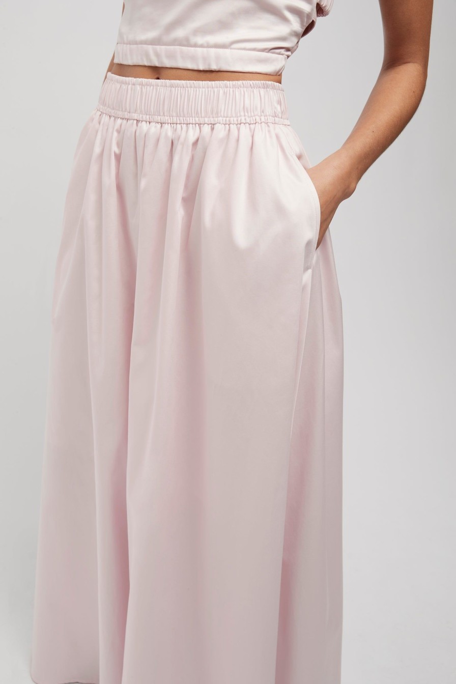 Women Friend of Audrey | Michele Full Skirt Baby Pink