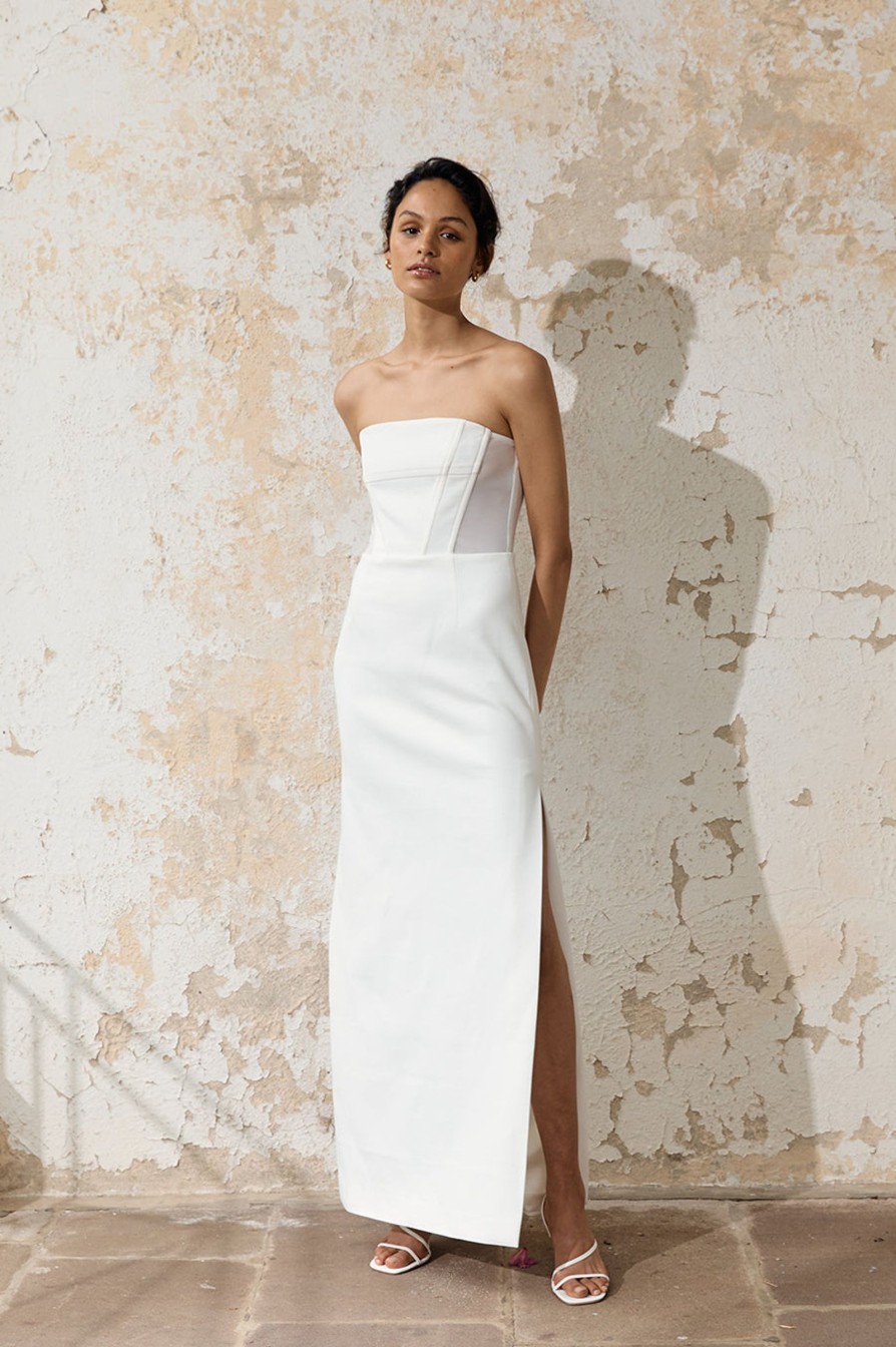 Women Friend of Audrey | Allure Strapless Gown White