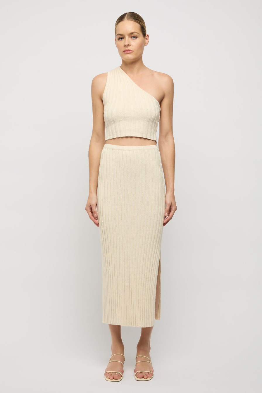 Women Friend of Audrey | Rowan Cotton Tube Skirt Natural