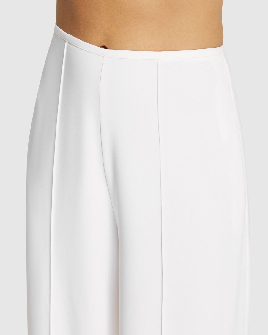 Women Friend of Audrey | Leigh Wide Leg Pants White