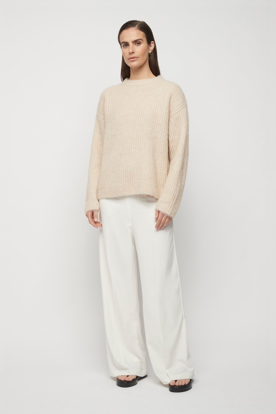 Women Friend of Audrey | Smith Alpaca Wool Knit Bone