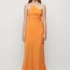 Women Friend of Audrey | Sabine Cupro Tie Dress Tangerine