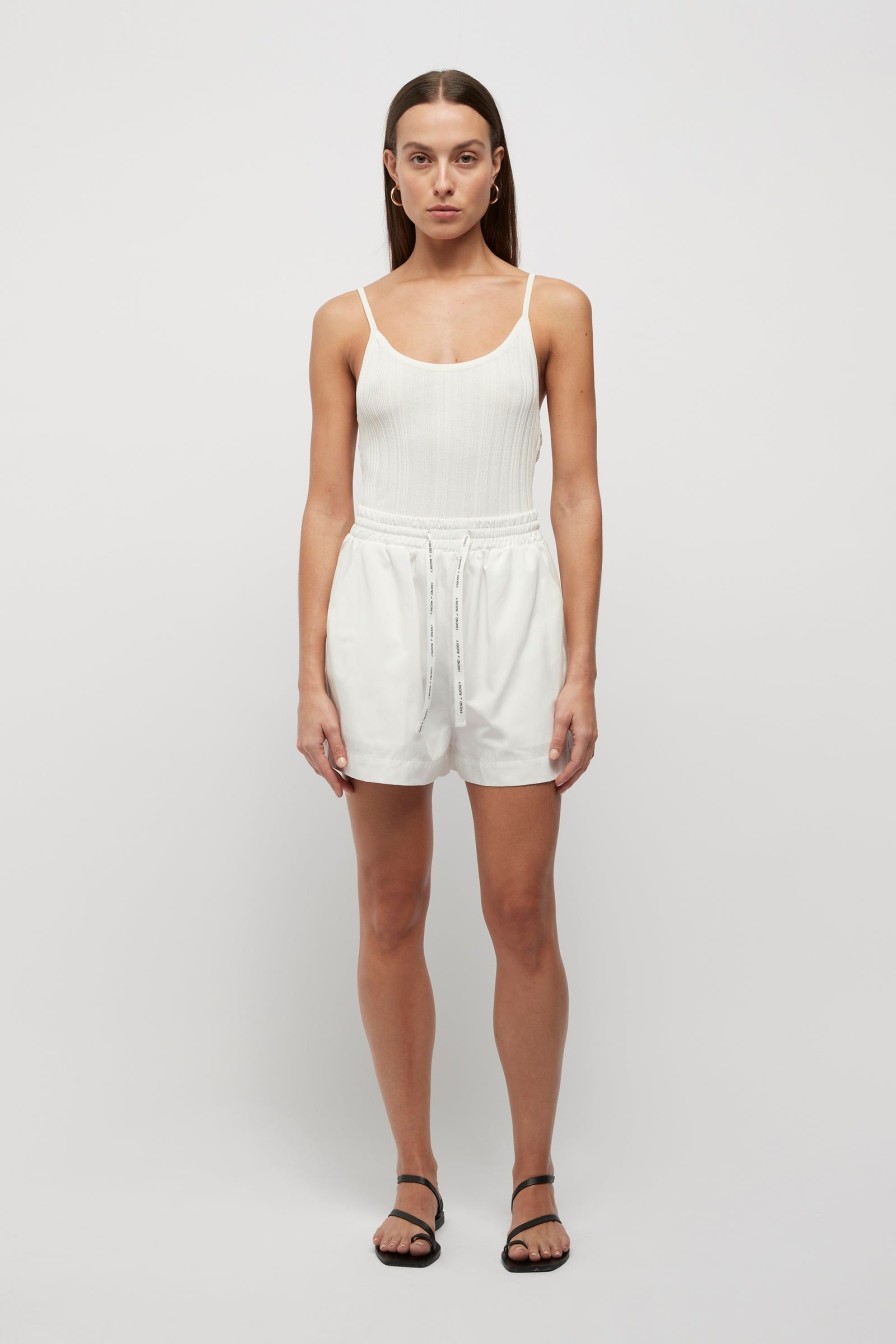 Women Friend of Audrey | Eden Roc Tie Shorts White