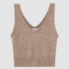 Women Friend of Audrey | Vaughn Alpaca-Wool Crop Top Mocha