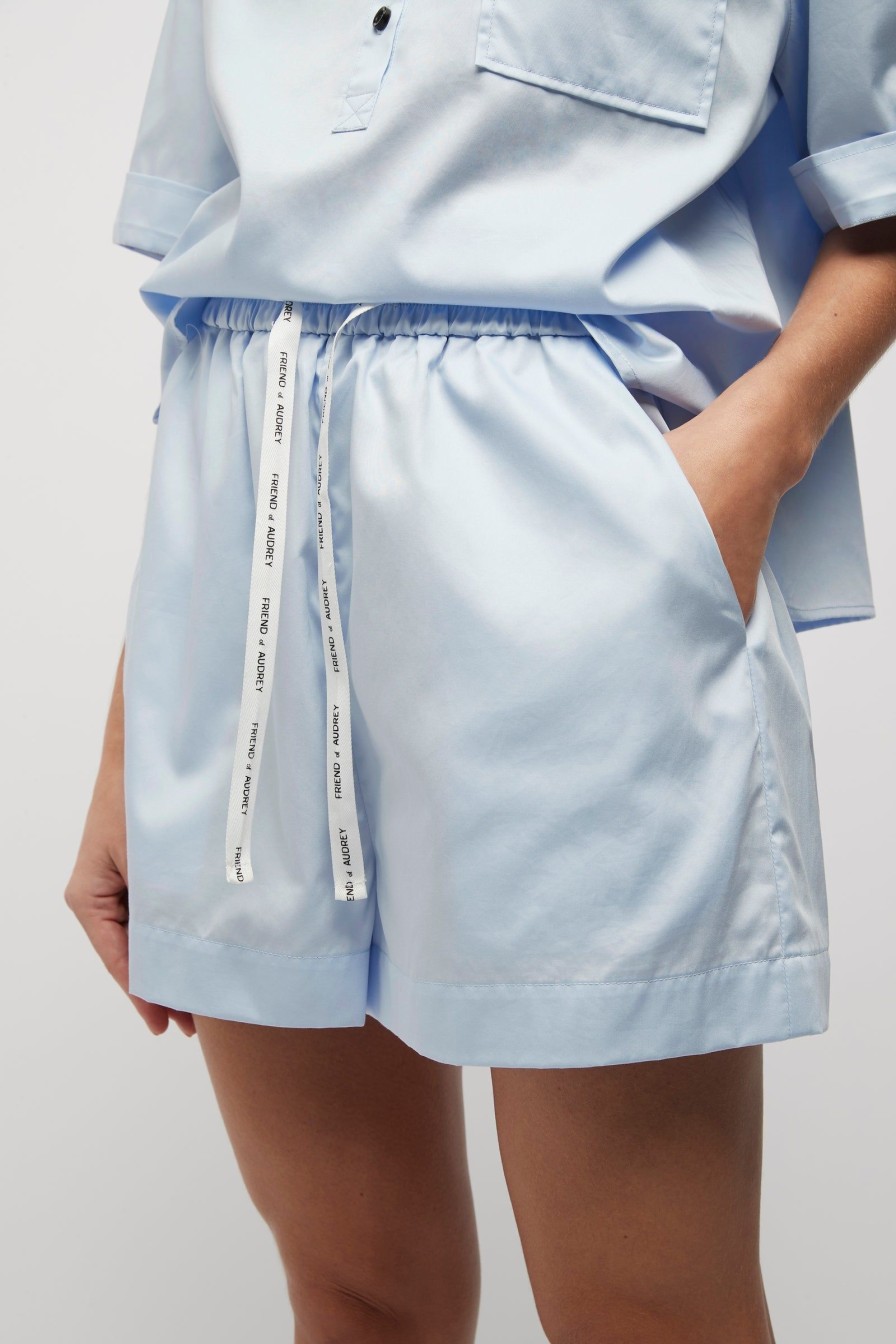 Women Friend of Audrey | Eden Roc Tie Shorts Sky