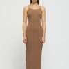 Women Friend of Audrey | Reflection Singlet Knit Dress Warm Taupe