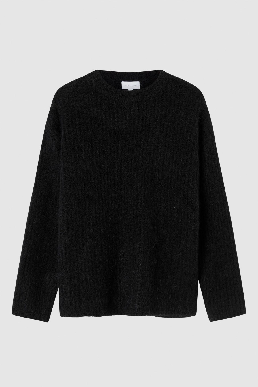 Women Friend of Audrey | Smith Alpaca Wool Knit Black