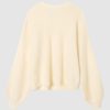 Women Friend of Audrey | Phillips Alpaca Wool Balloon Sleeve Knit Winter White