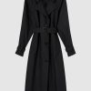 Women Friend of Audrey | Browne Oversized Trench Coat Black