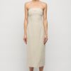 Women Friend of Audrey | Jill Linen Midi Dress Natural