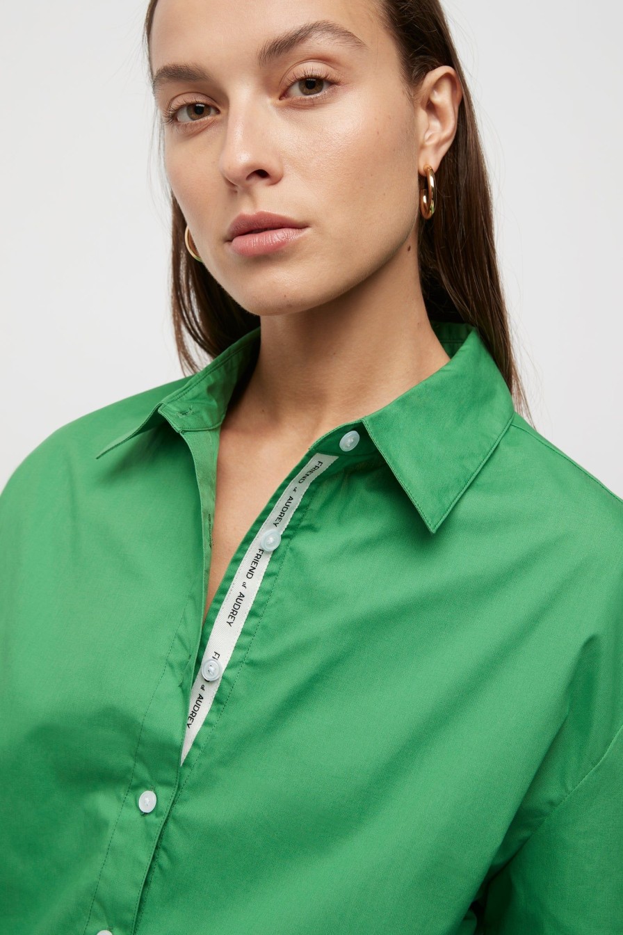 Women Friend of Audrey | Positano Men'S Shirt Green