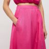 Women Friend of Audrey | Adoni Linen Skirt Hot Pink