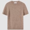 Women Friend of Audrey | Vaughn Alpaca-Wool Short Sleeve Knit Mocha