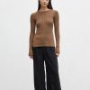 Women Friend of Audrey | Wylie 100% Australian Merino Wool Knit Tobacco