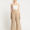 Women Friend of Audrey | Lou Ruched Cotton Pants Cornstalk