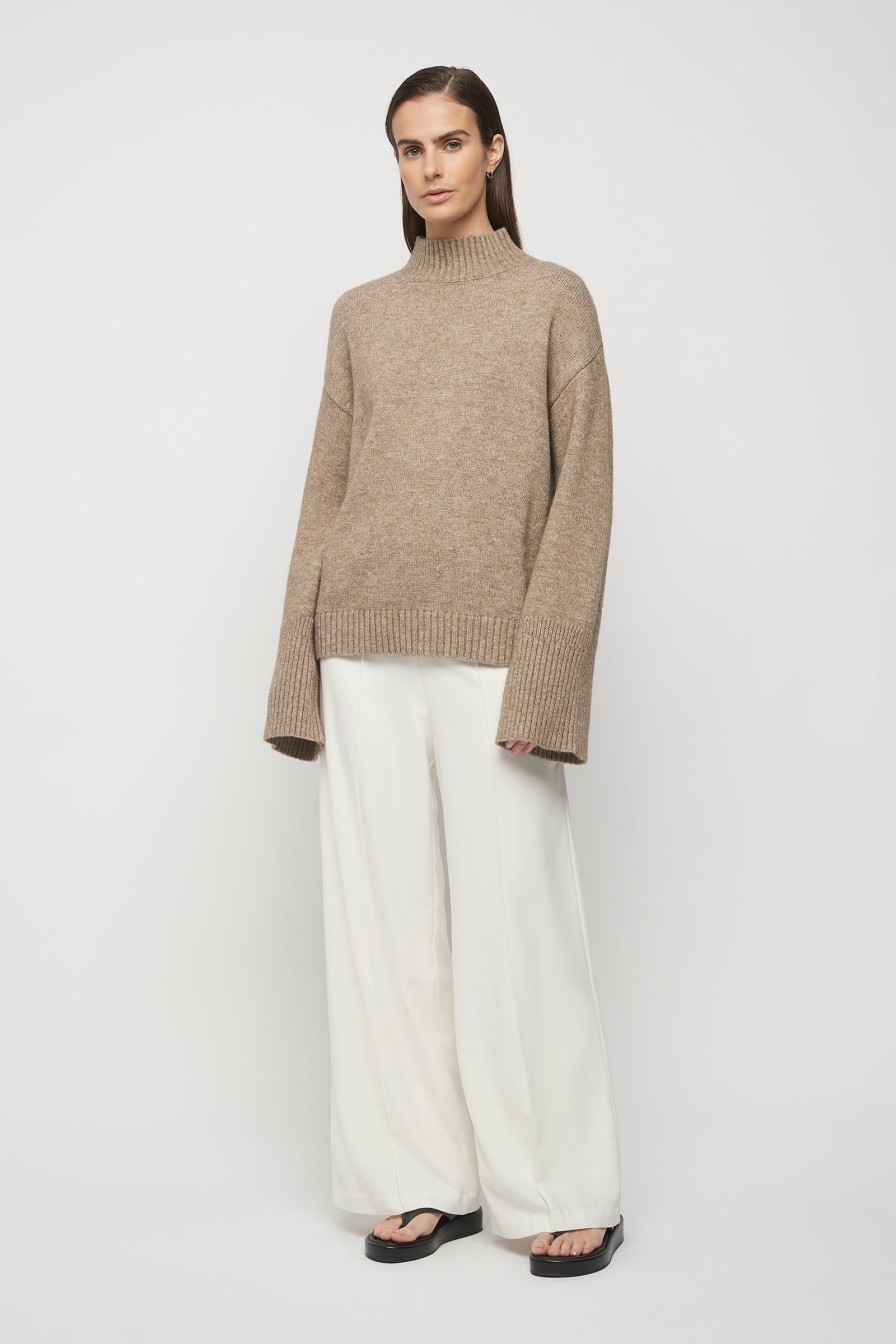 Women Friend of Audrey | Lowell Chunky Knit Vintage Khaki