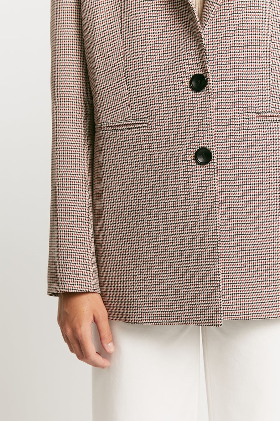 Women Friend of Audrey | Mayfair Check Blazer Check Print