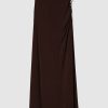 Women Friend of Audrey | Alyssa Jersey Midi Skirt Dark Coffee