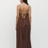 Women Friend of Audrey | Sommers Maxi Tie Dress Chocolate