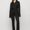 Women Friend of Audrey | Perle 100% Cupro Straight Trouser Midnight