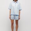 Women Friend of Audrey | Marni Cropped Shirt Sky