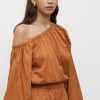 Women Friend of Audrey | Viviers Off Shoulder Top Marmalade