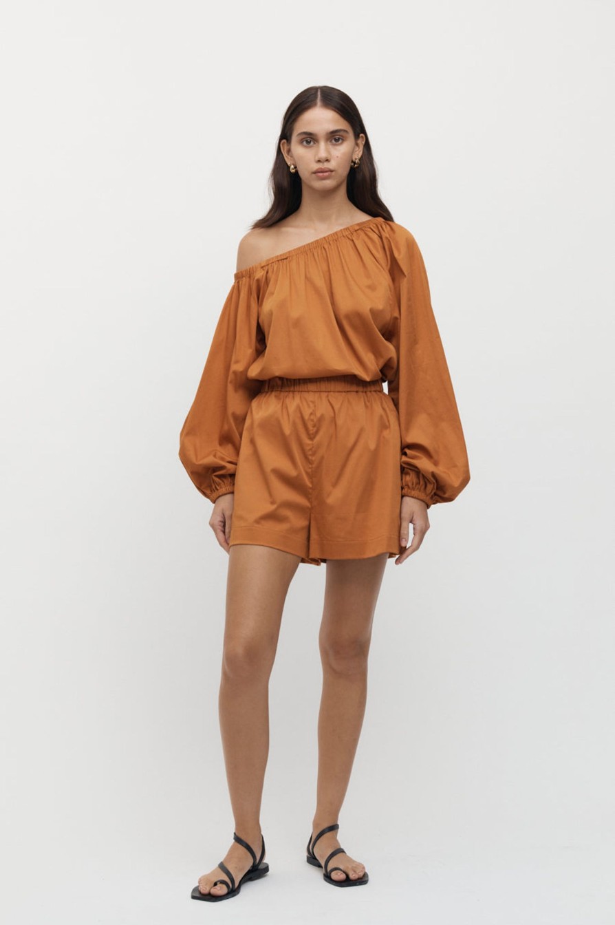 Women Friend of Audrey | Viviers Off Shoulder Top Marmalade