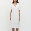 Women Friend of Audrey | Giverny Puff Sleeve Linen Dress White