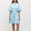 Women Friend of Audrey | Lulu Balloon Sleeve Dress Sky