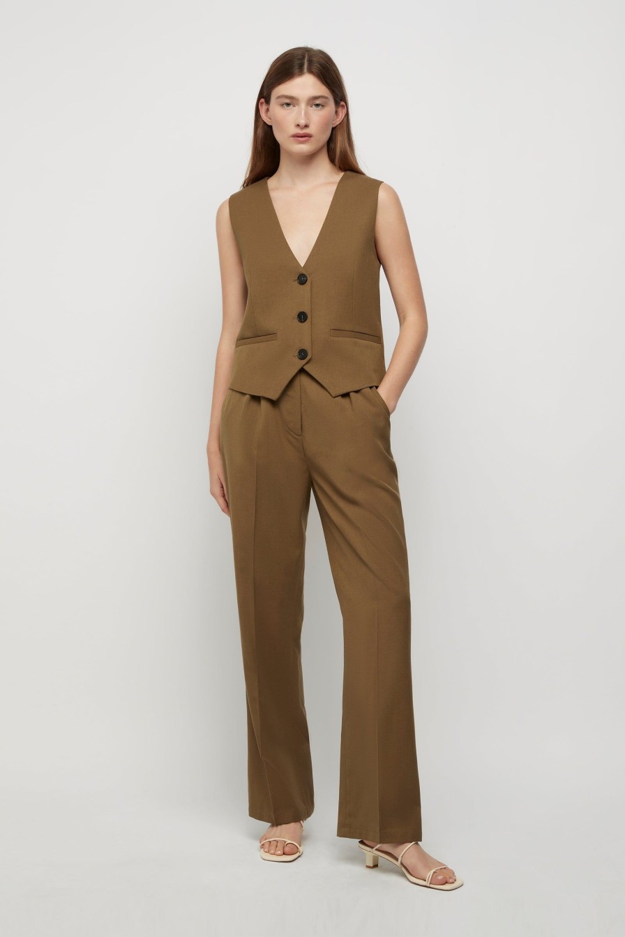 Women Friend of Audrey | Filippa Vest Taupe