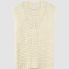 Women Friend of Audrey | Marant Handmade Wool Vest Oatmeal