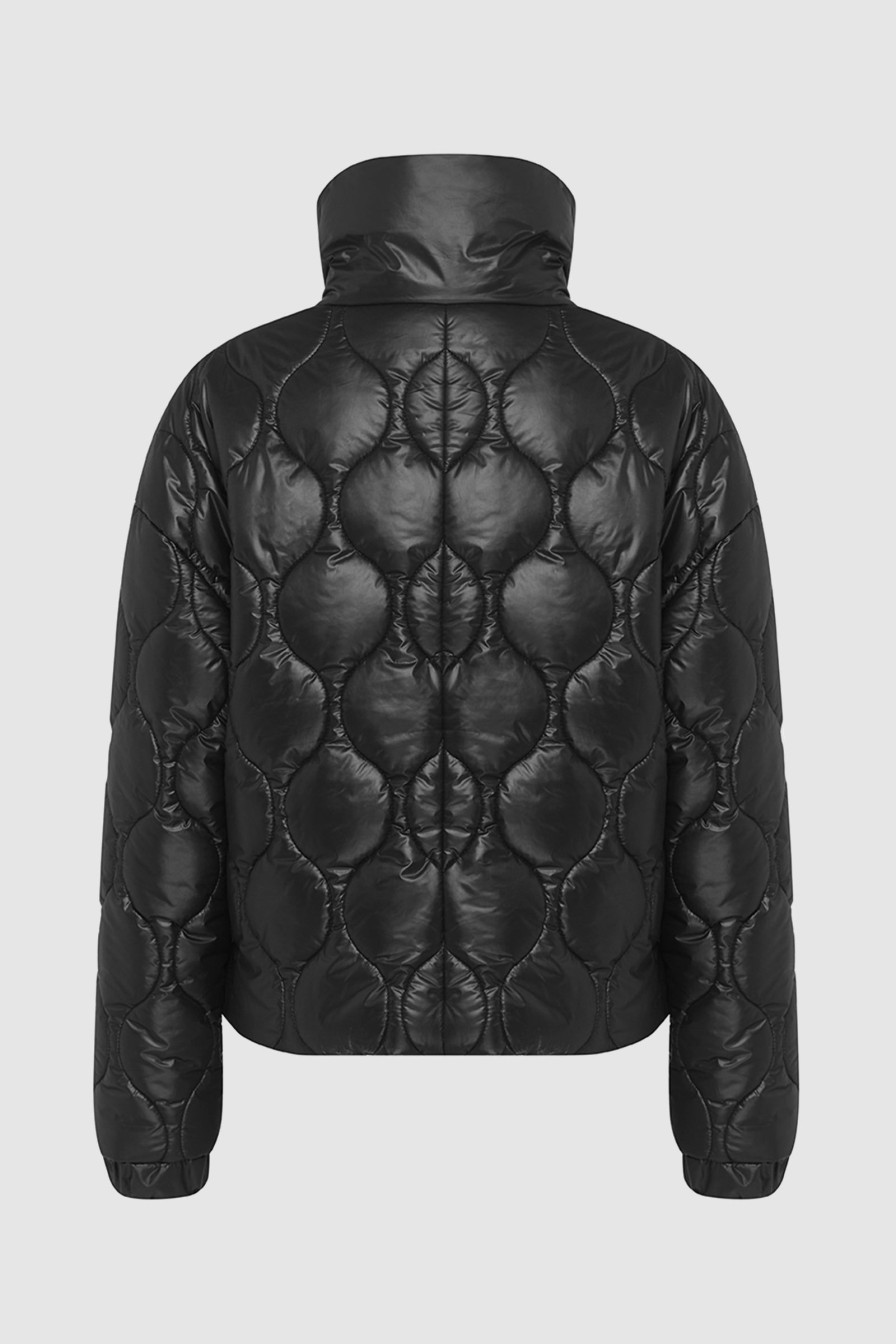 Women Friend of Audrey | Maxwell Quilted Bomber Jacket Black