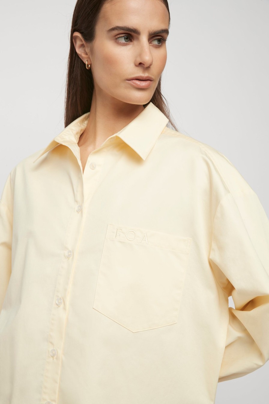 Women Friend of Audrey | Signature Cotton Shirt Lemon Sorbet