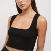 Women Friend of Audrey | Sunkissed Crepe Knit Top Black