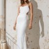 Women Friend of Audrey | Odette Cut-Out Full Length Gown White