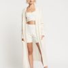 Women Friend of Audrey | Alpaca Wool Long Cardigan White