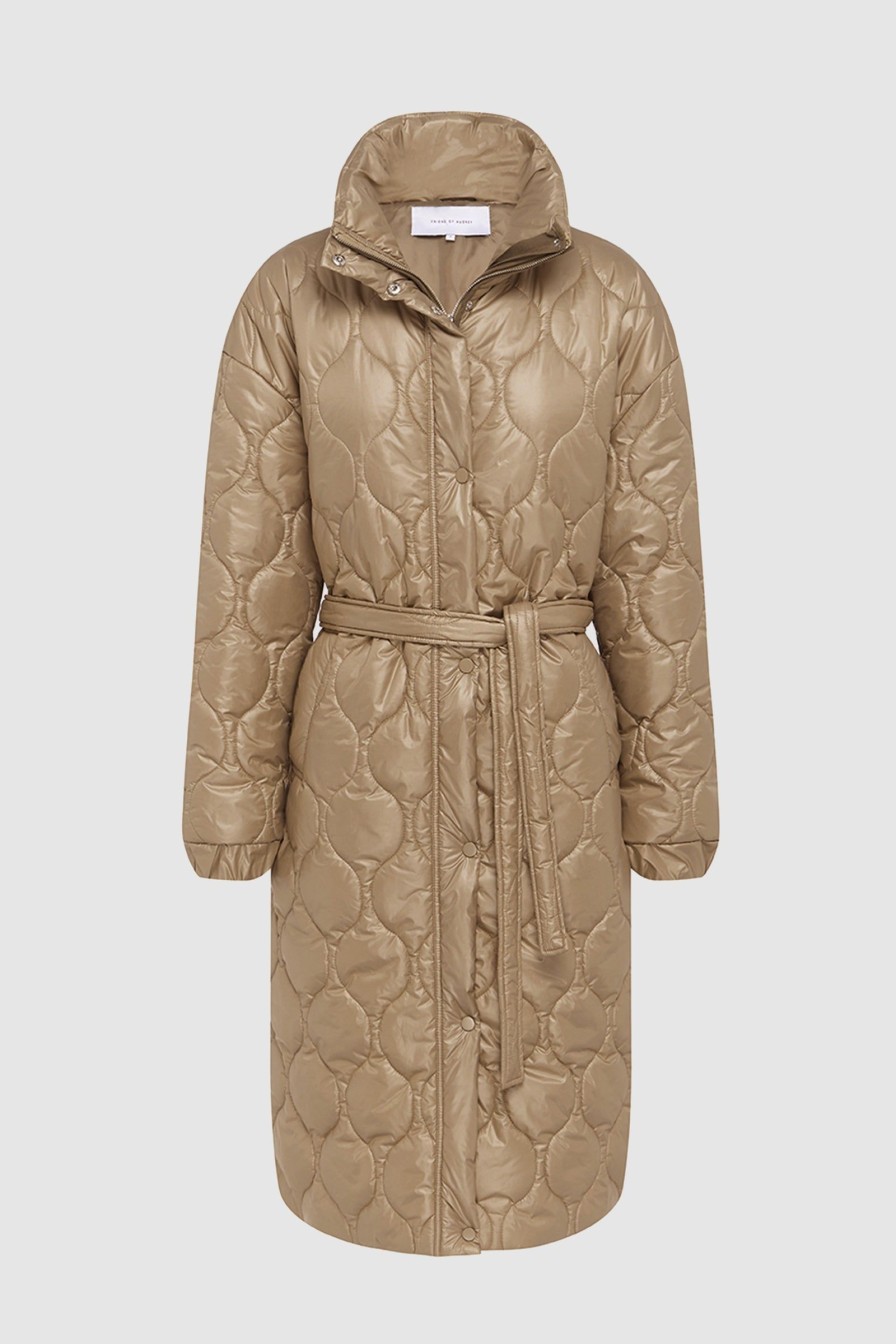 Women Friend of Audrey | Maxwell Quilted Oversized Coat Cornstalk