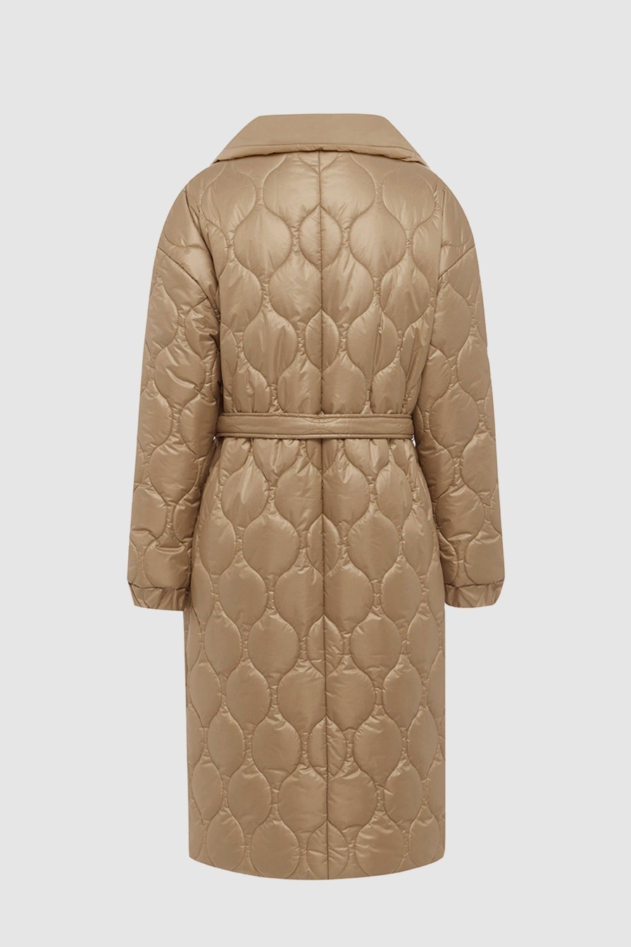 Women Friend of Audrey | Maxwell Quilted Oversized Coat Cornstalk