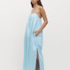 Women Friend of Audrey | Sommers Maxi Tie Dress Sky